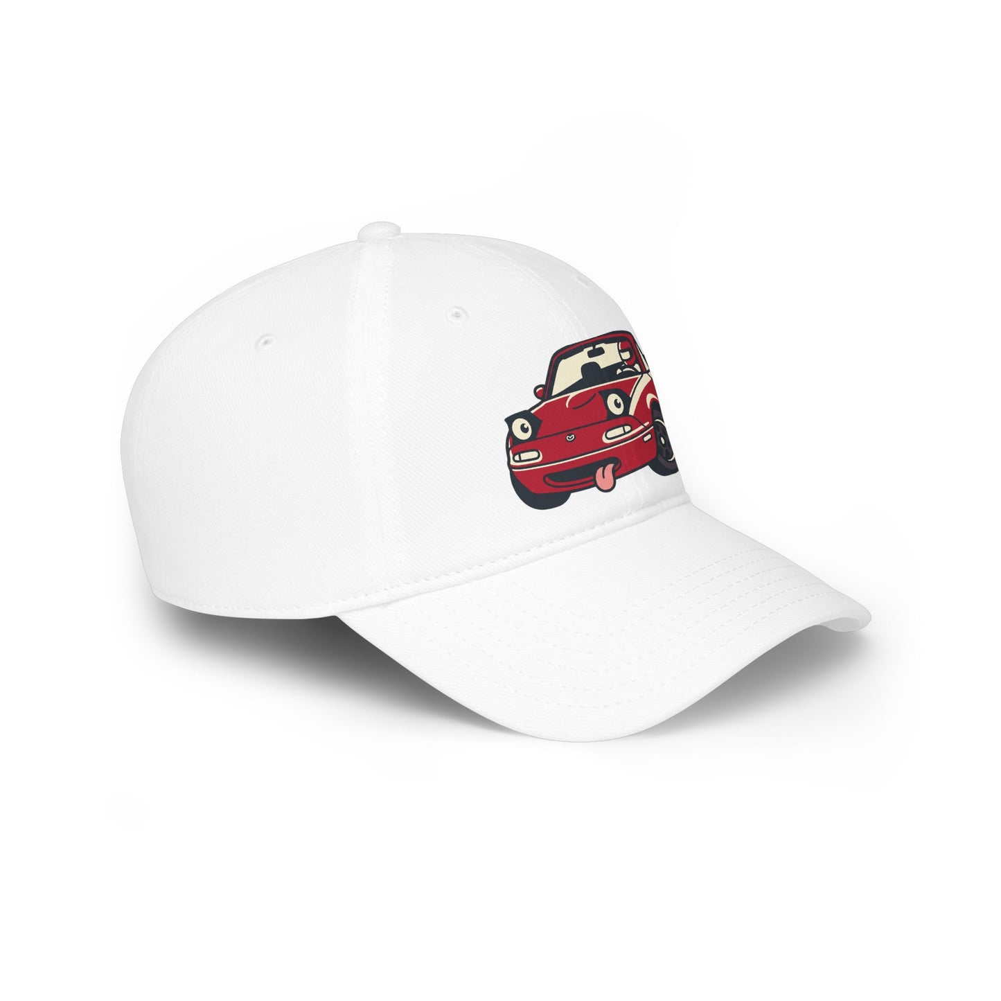 Red cartoon car cap