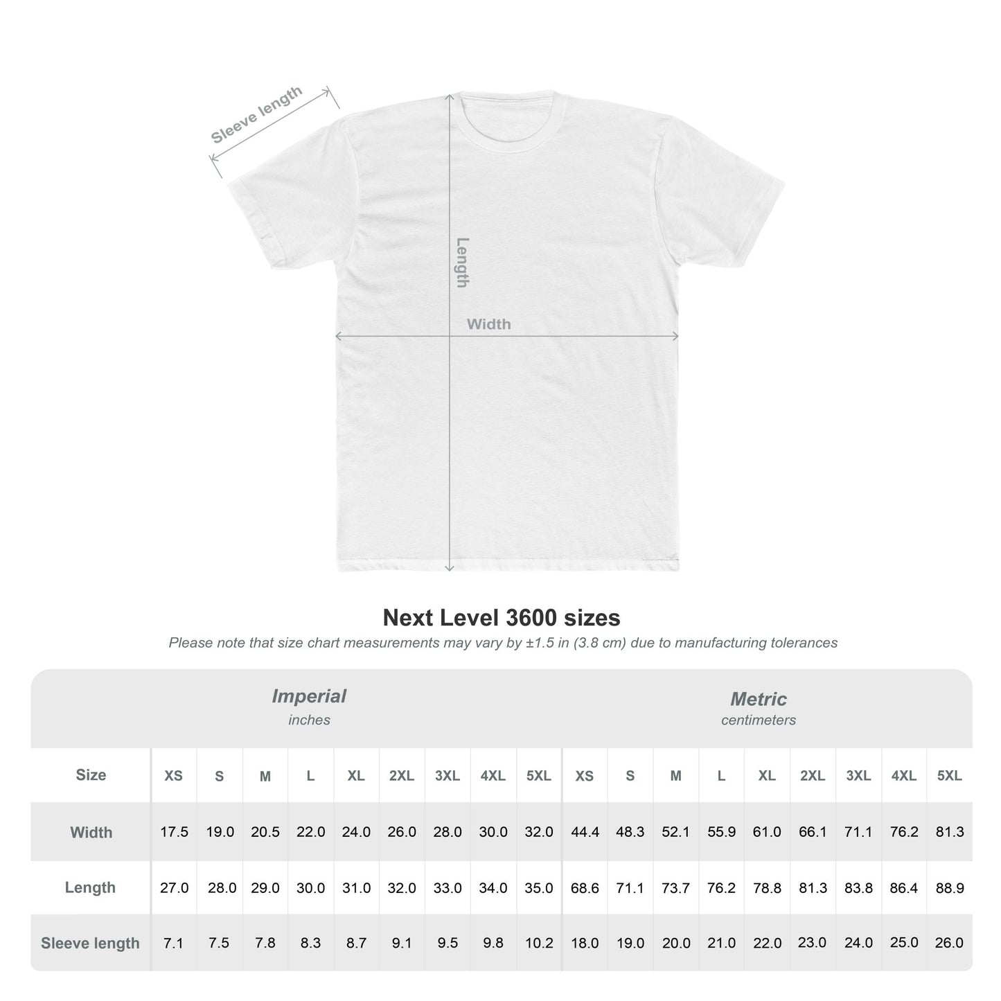 Unisex Cotton Tee