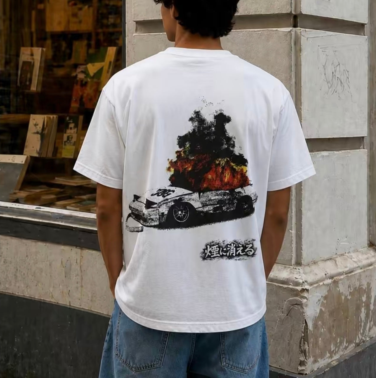 Burning Car T-shirt