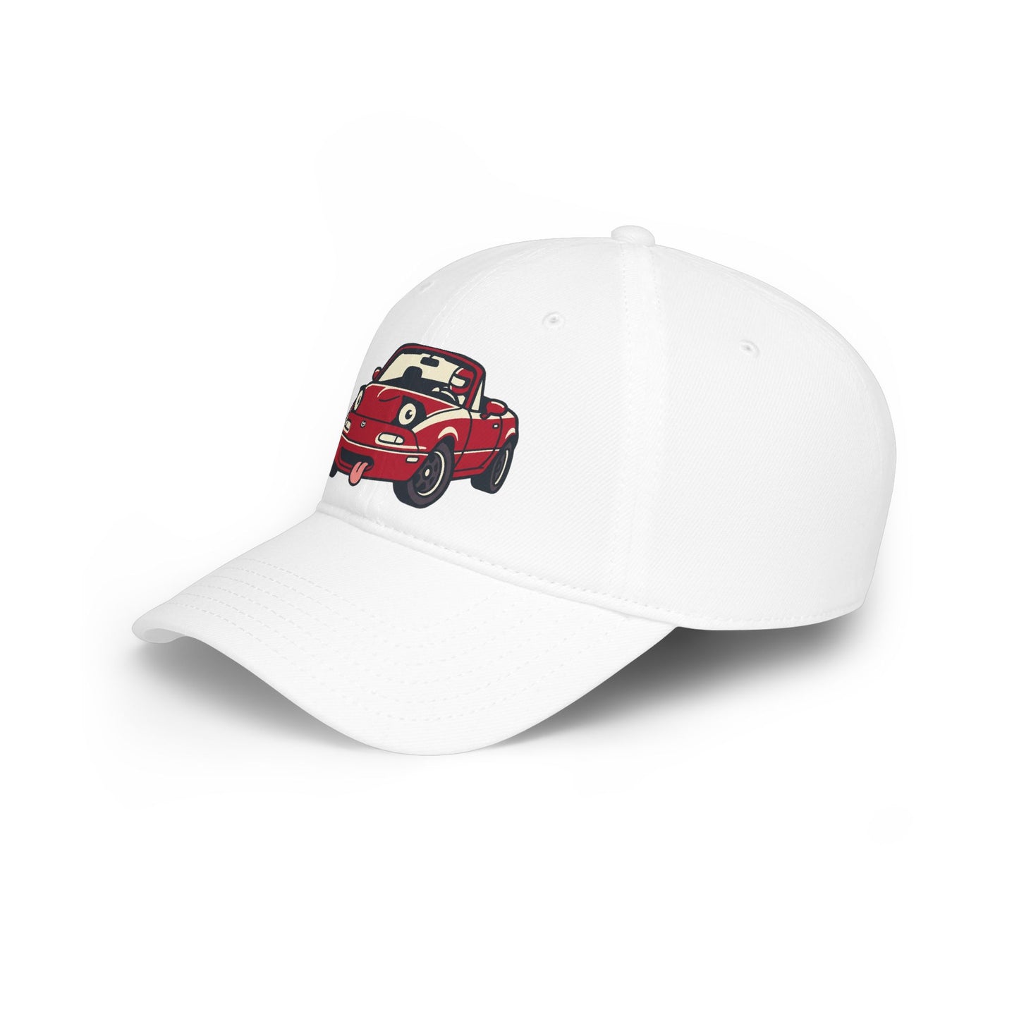Red cartoon car cap