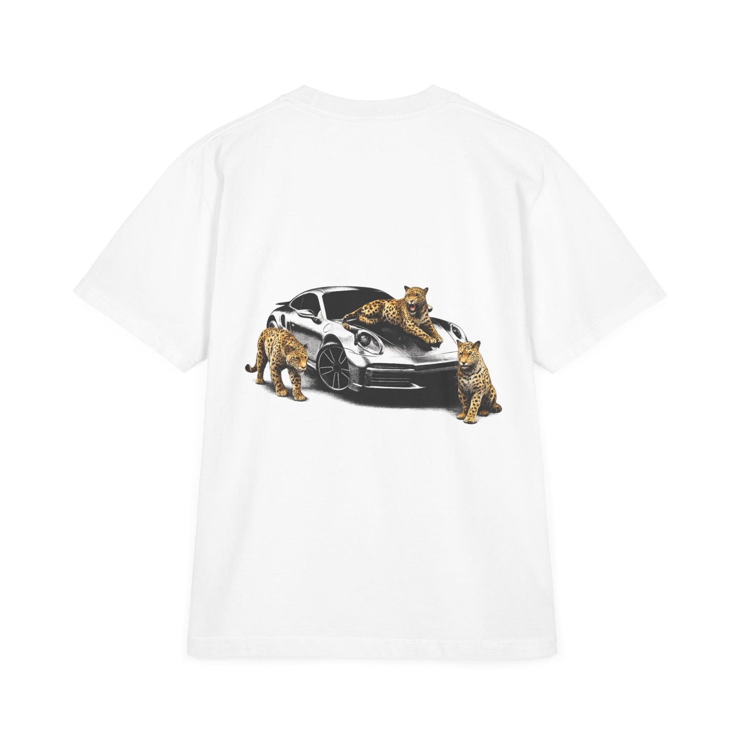 Leopards on sports car Tee