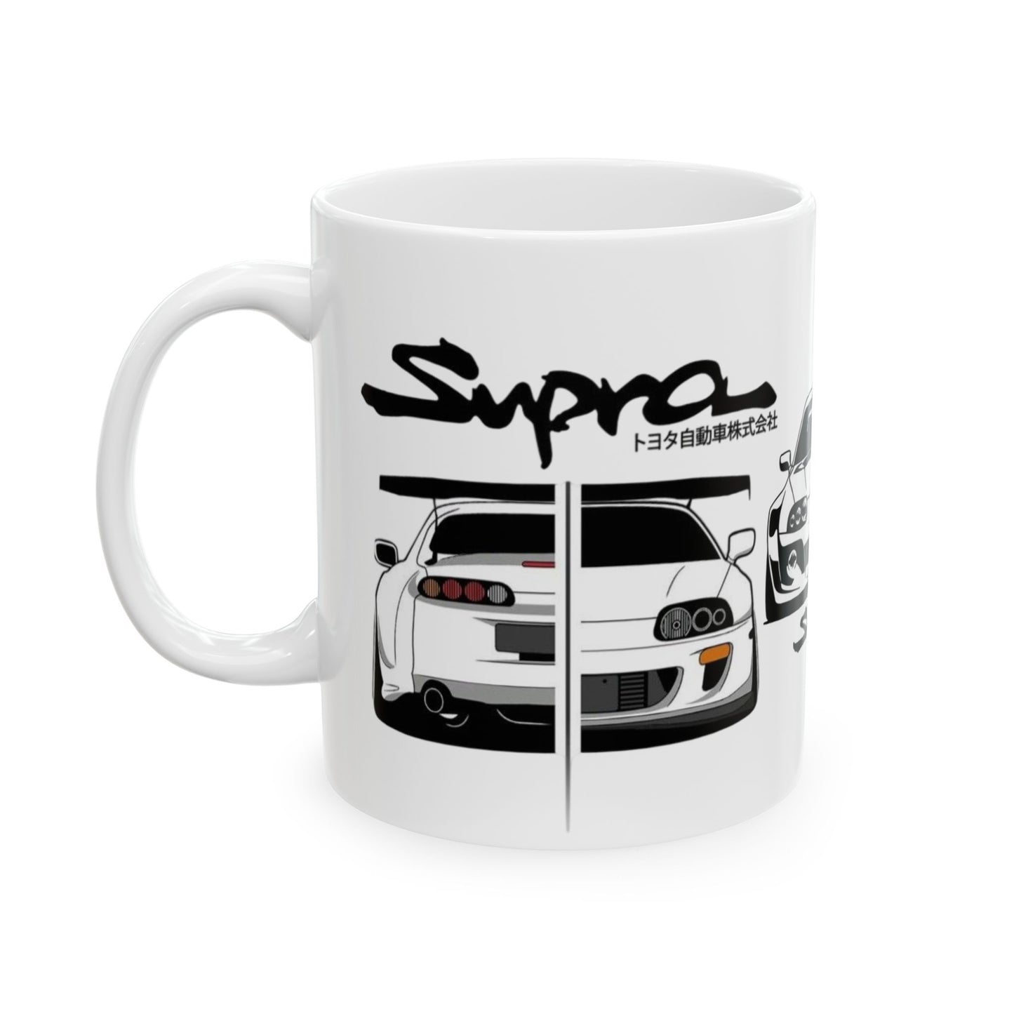 Supra Trio Illustration Mug | Toyota sports car coffee cup