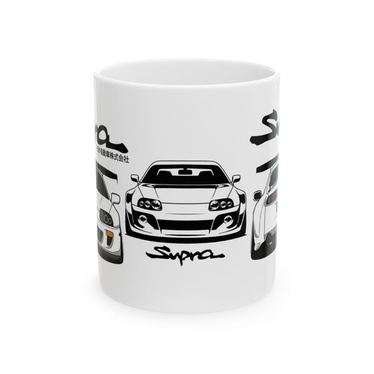 Supra Trio Illustration Mug | Toyota sports car coffee cup