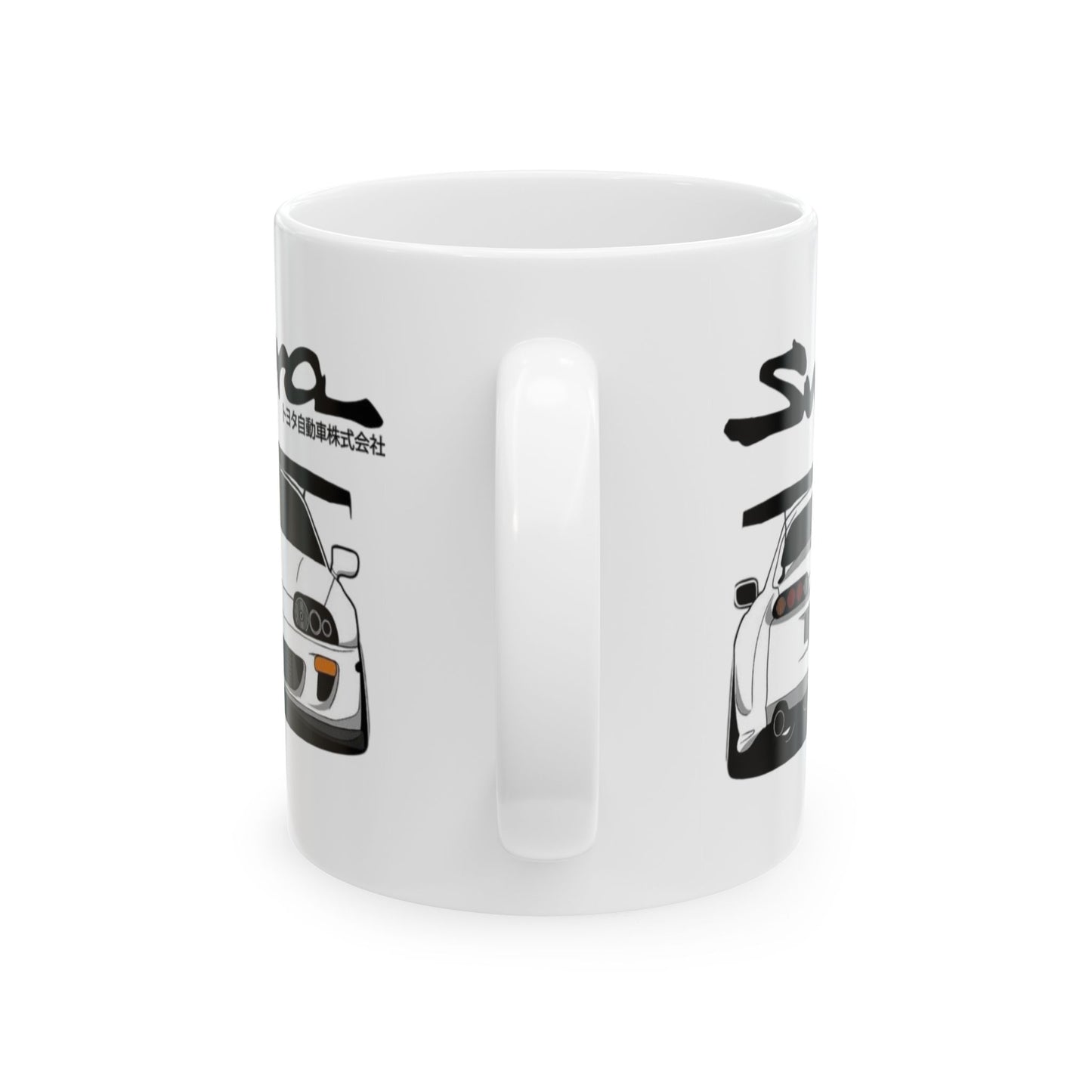 Supra Trio Illustration Mug | Toyota sports car coffee cup