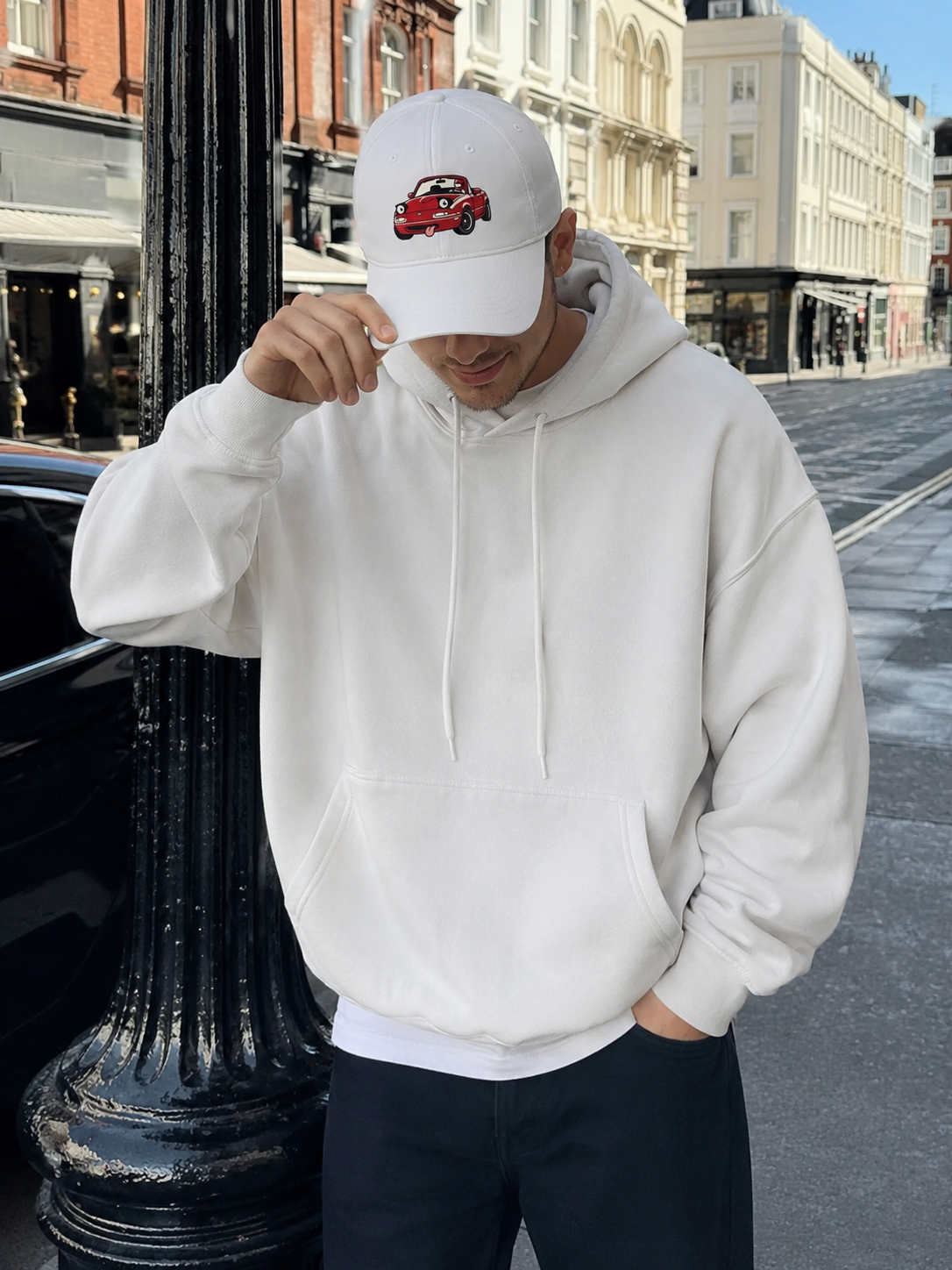 Red Mia cap