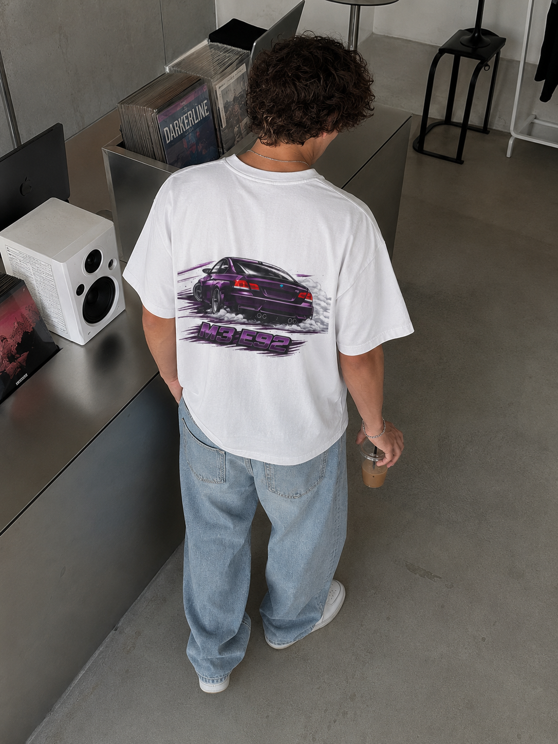 Racing Car Purple Graphic Tee